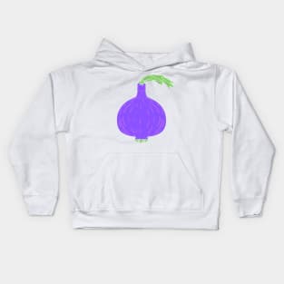 Purple Onion Kids Hoodie